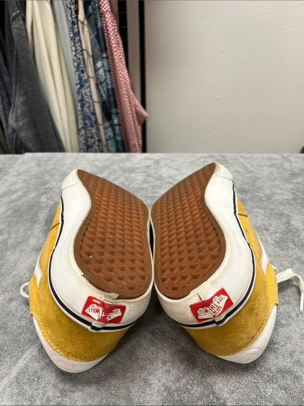 Vans Rowan Pro Yellow & White Low Top Sneakers